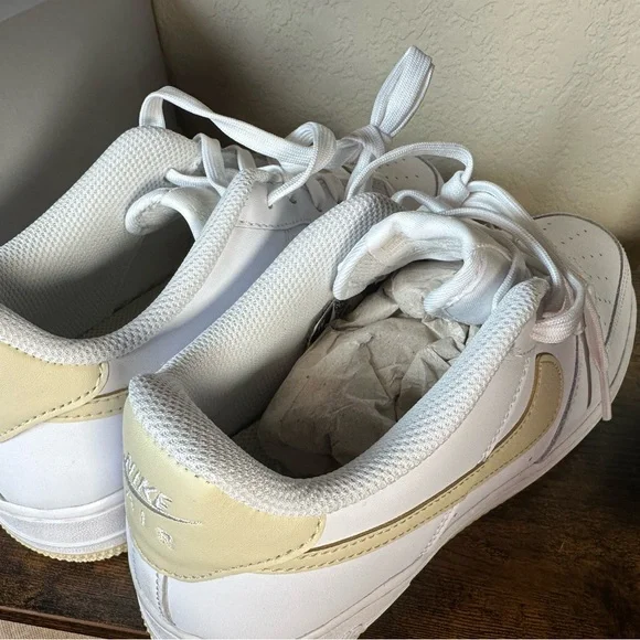 NIB Nike White and Khaki Air Force 1 - Picture 4 of 6